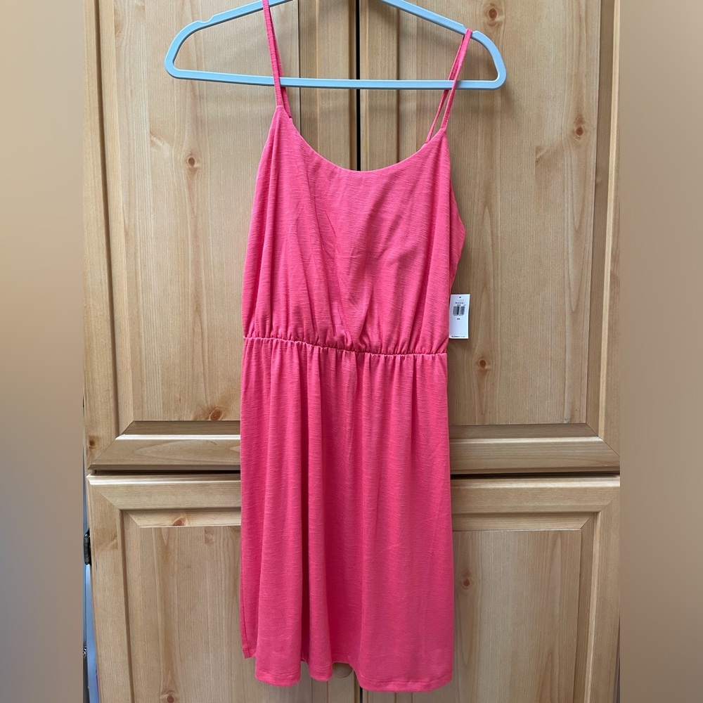 Beautiful pink/orange coral dress! New with tags!